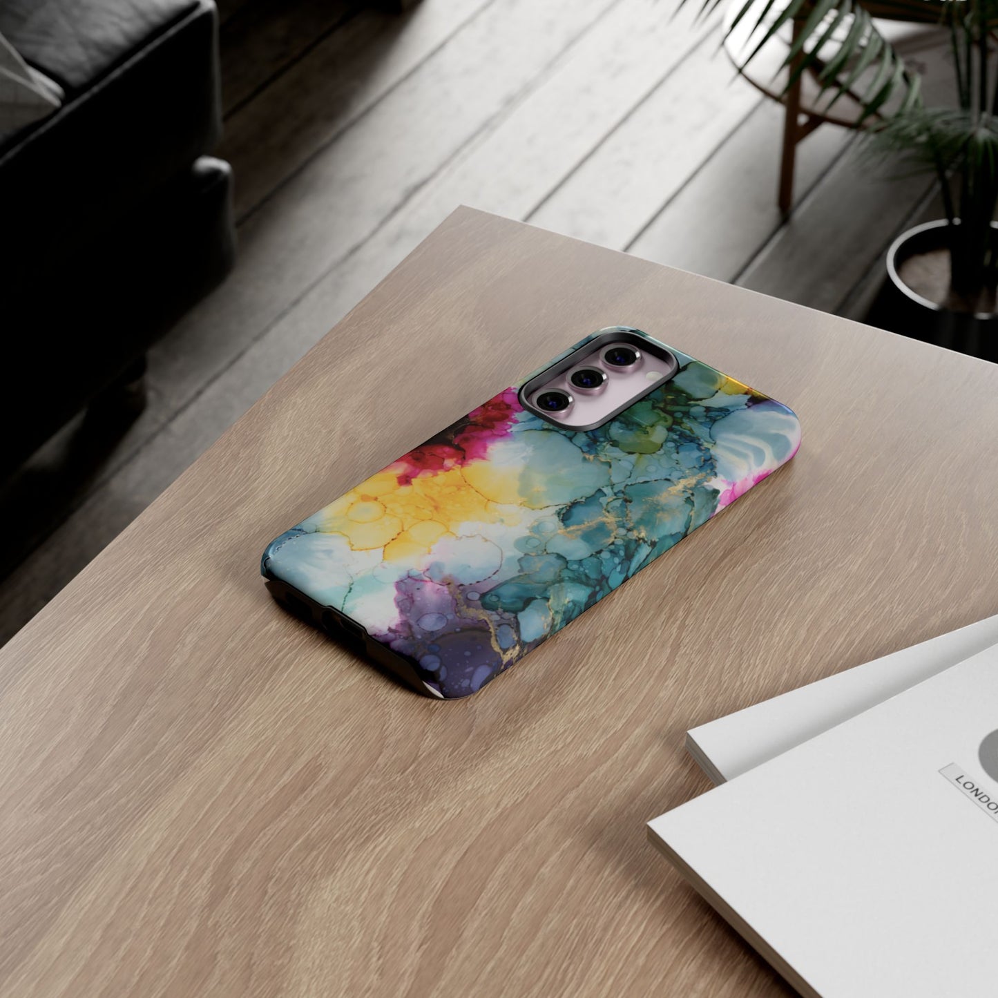 Copy of Floral Alcohol Ink Phone Case