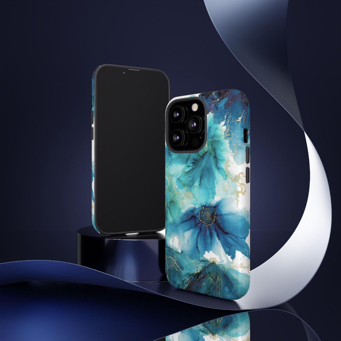 Alcohol Ink Design Floral Phone Case
