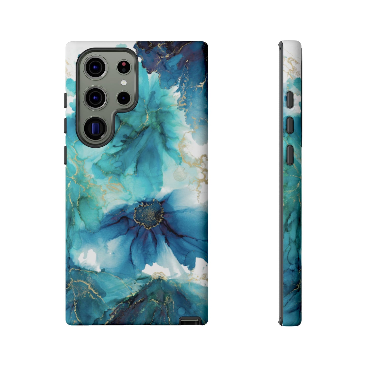 Alcohol Ink Design Floral Phone Case