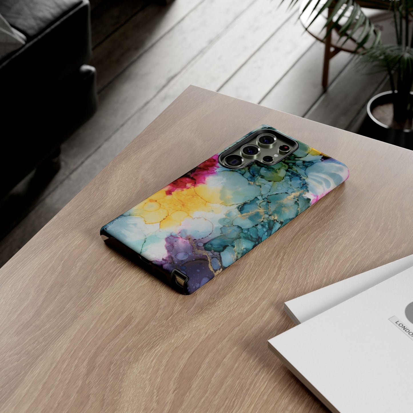 Copy of Floral Alcohol Ink Phone Case