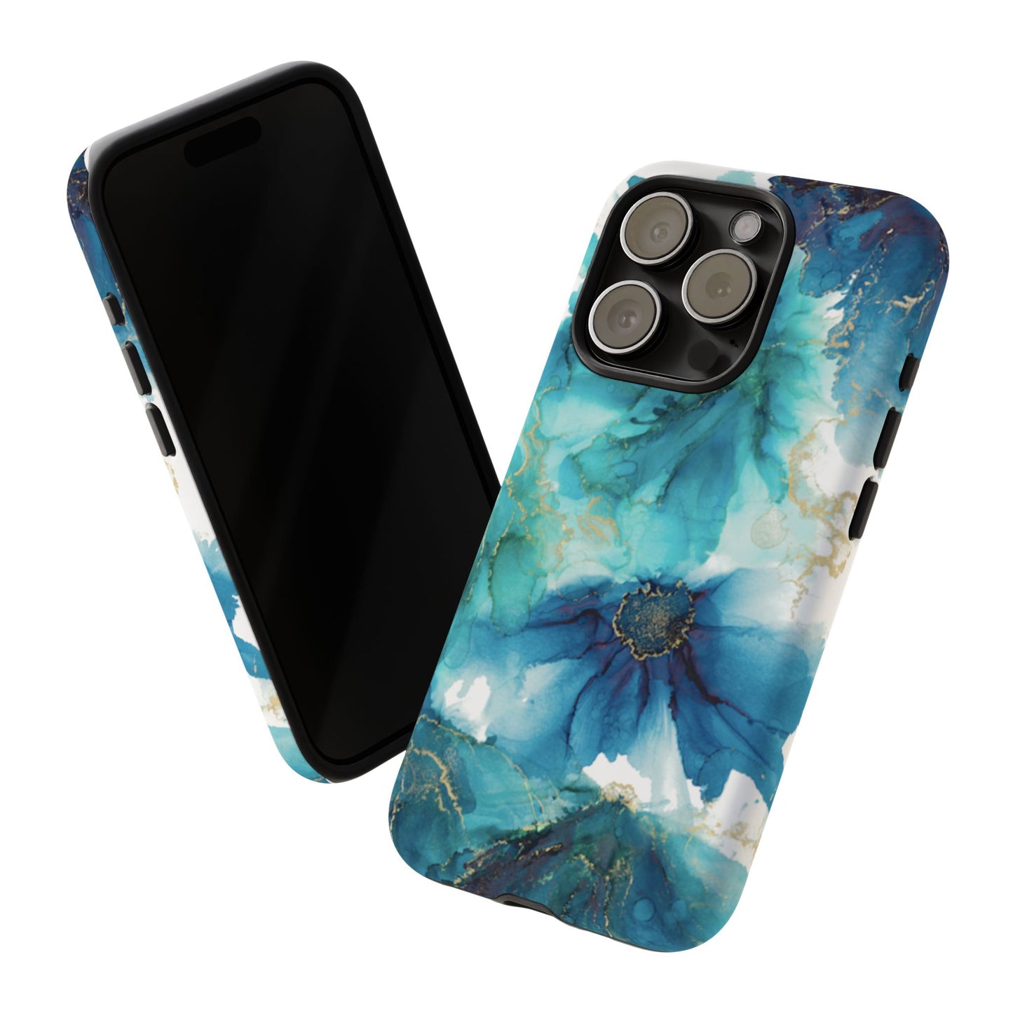 Alcohol Ink Design Floral Phone Case image 3