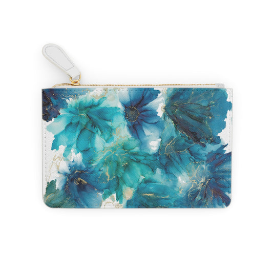 Floral Mini Clutch Bag, Elegant Purse for Parties, Wedding Guest Accessory, Gift image 0