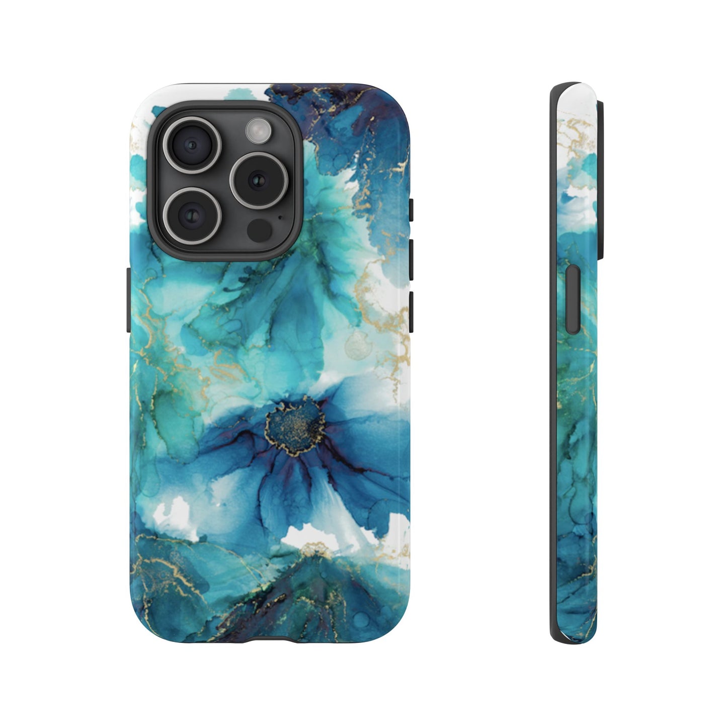 Alcohol Ink Design Floral Phone Case image 2