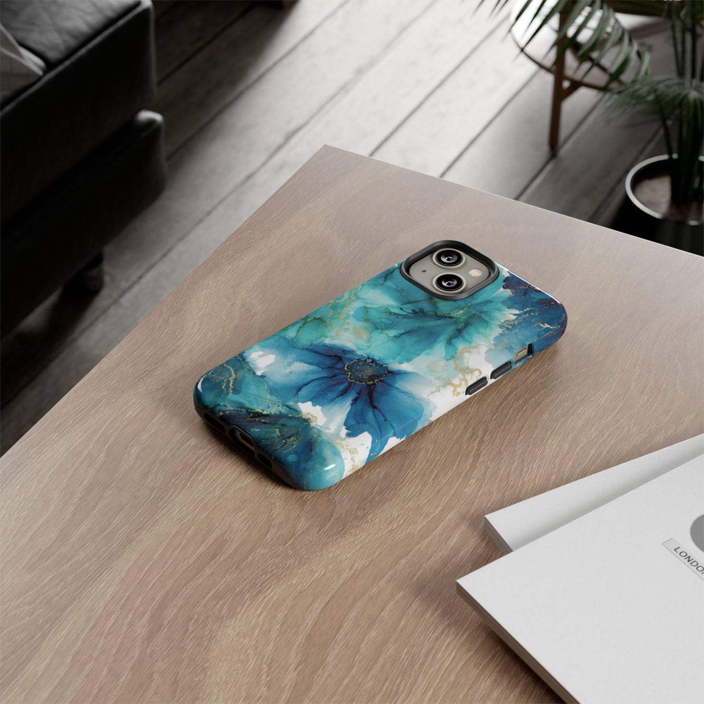 Alcohol Ink Design Floral Phone Case