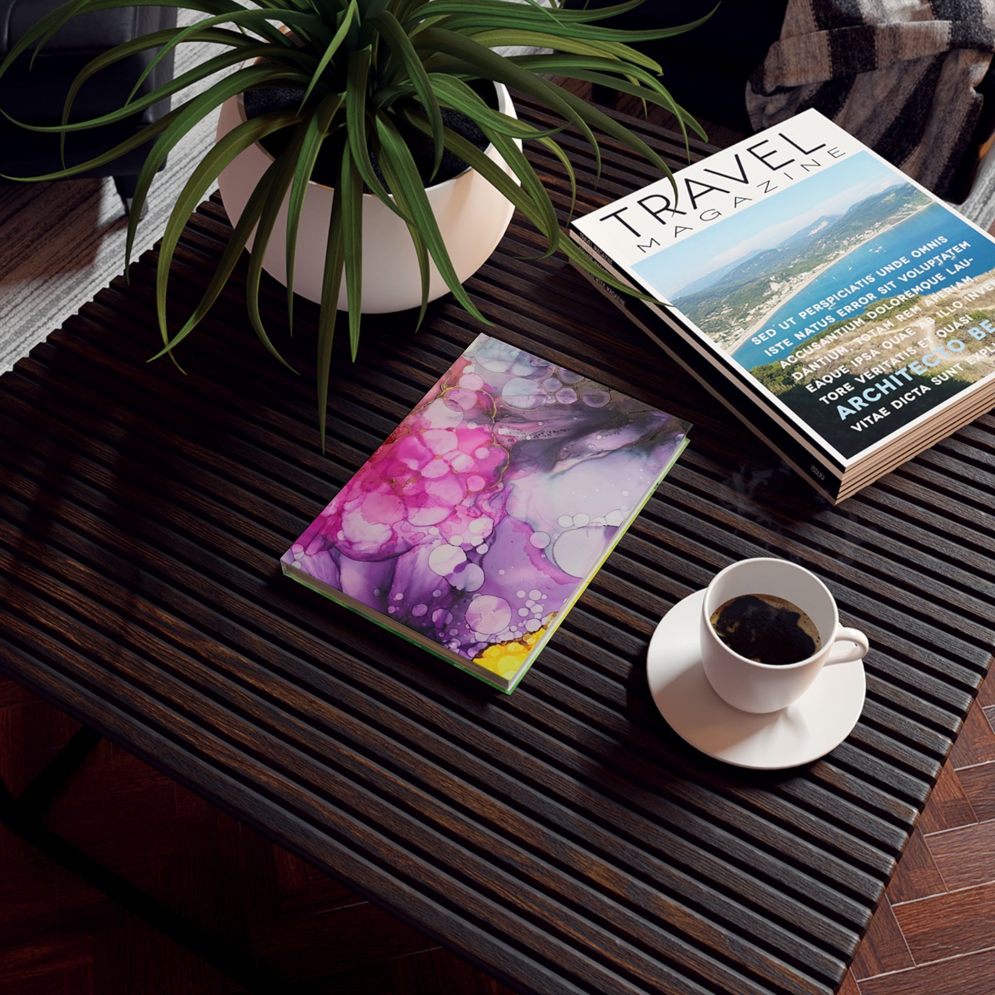 'Joy' Hard Backed Journal, Artist Designed Notebook, Writing, Diary image 4