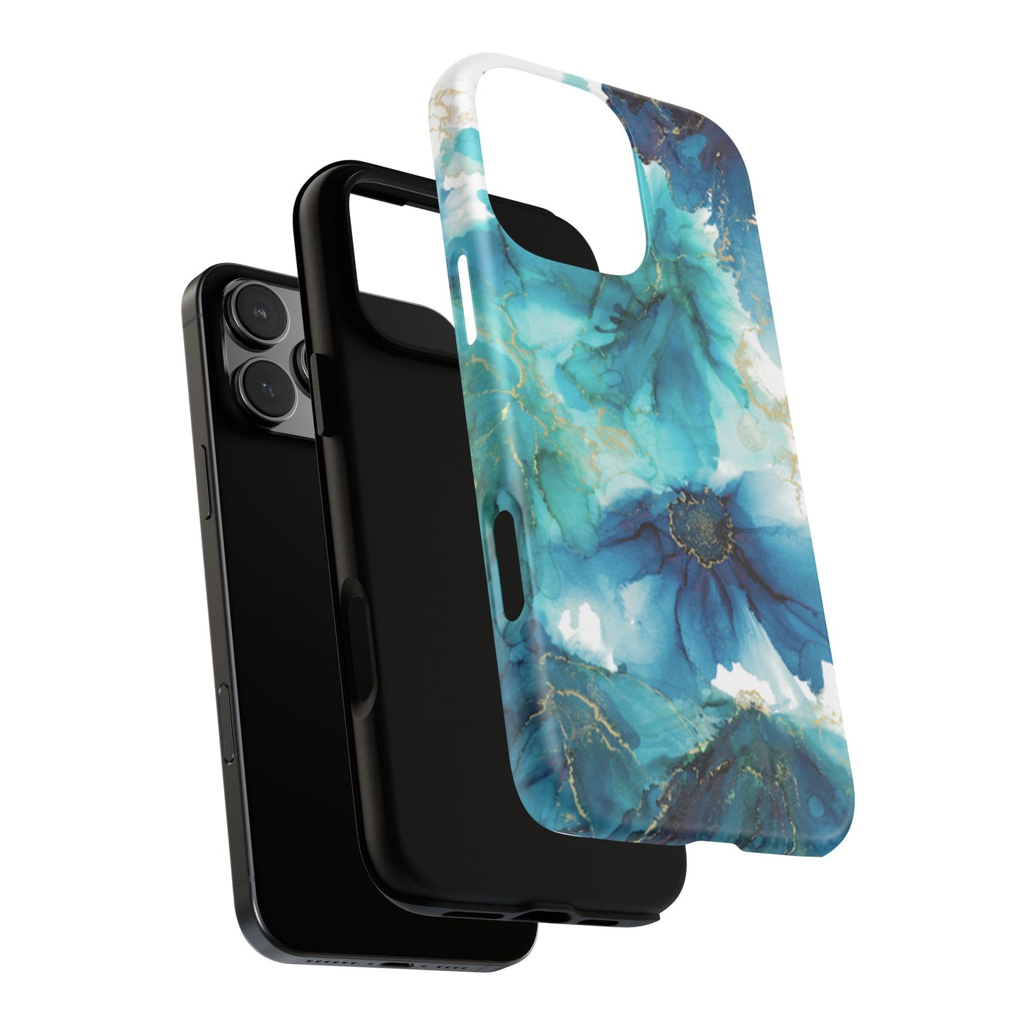 Alcohol Ink Design Floral Phone Case