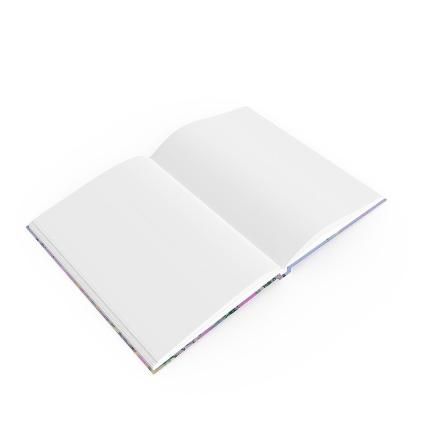 Abstract Floral Hard Backed Journal, Artist Designed Notebook, Writing, Diary image 1