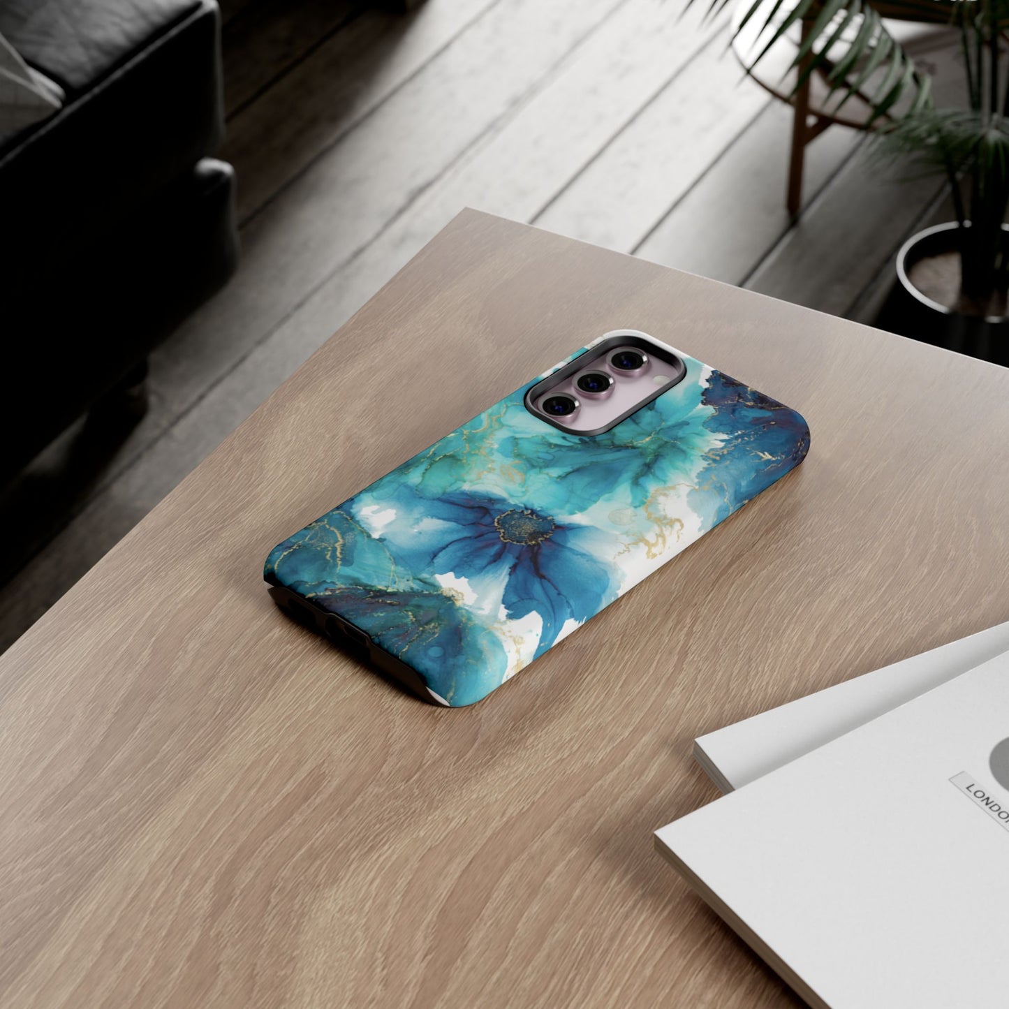 Alcohol Ink Design Floral Phone Case