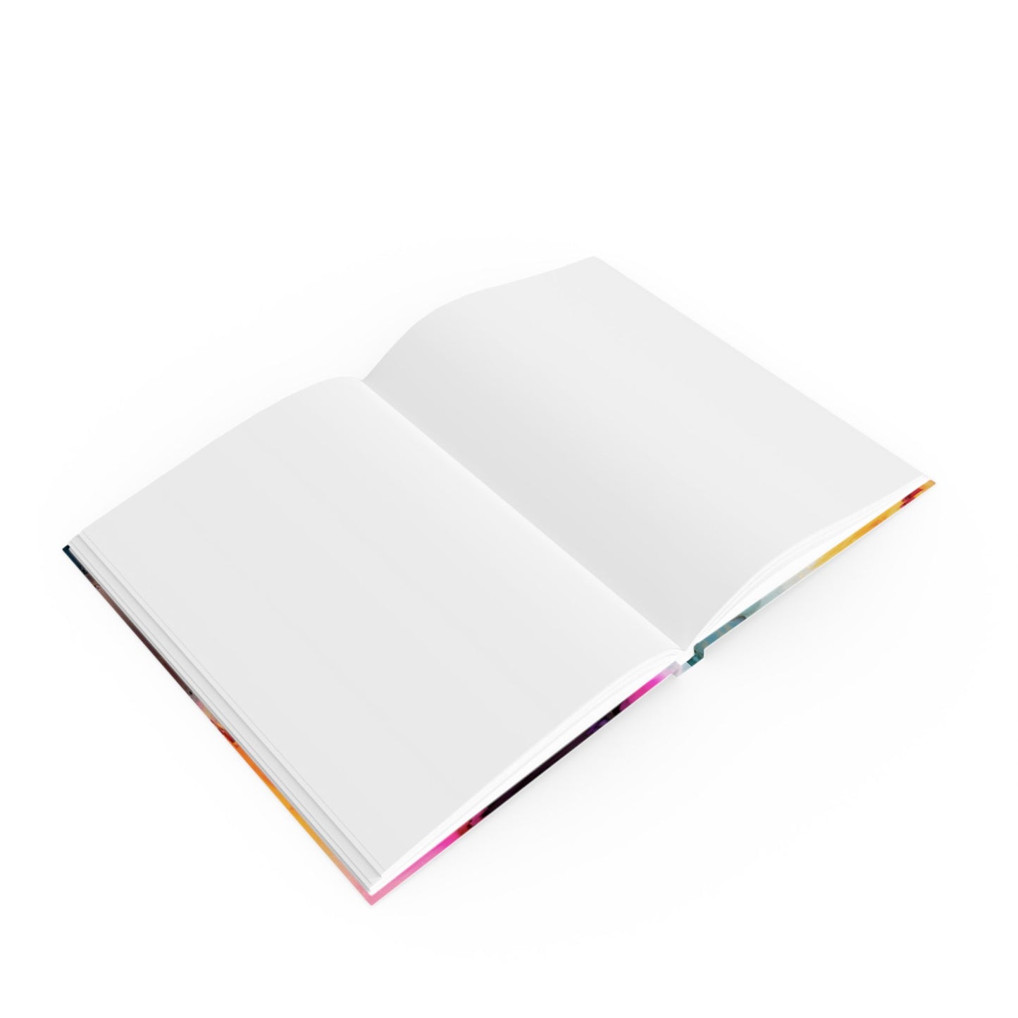 Floral Abstract Hard Backed Journal, Artist Designed Notebook, Writing, Diary image 2