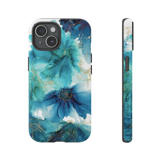 Alcohol Ink Design Floral Phone Case image 0
