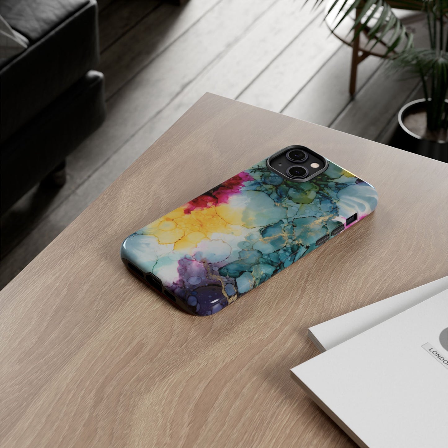 Copy of Floral Alcohol Ink Phone Case