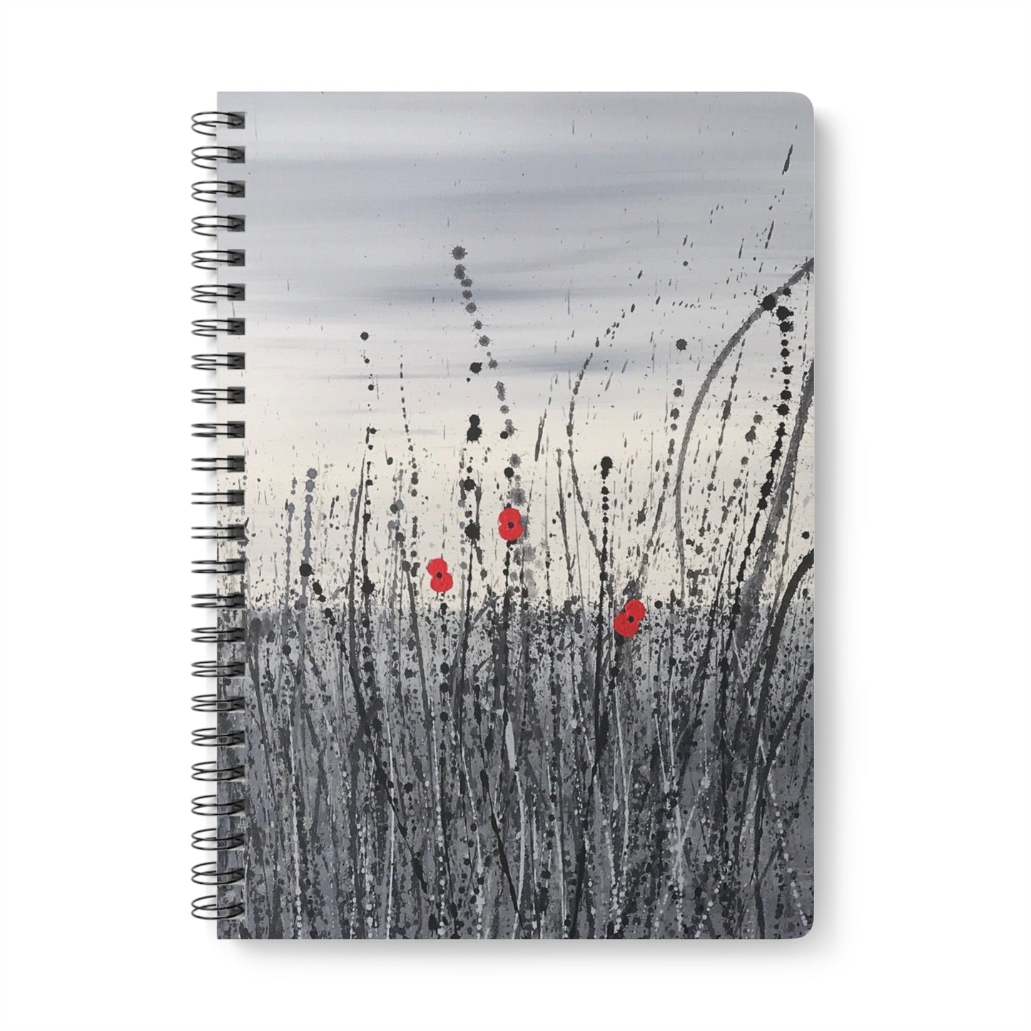 Poppy Design Wirebound Notebook, Sketchbook, Journal for Students,  Diary image 0