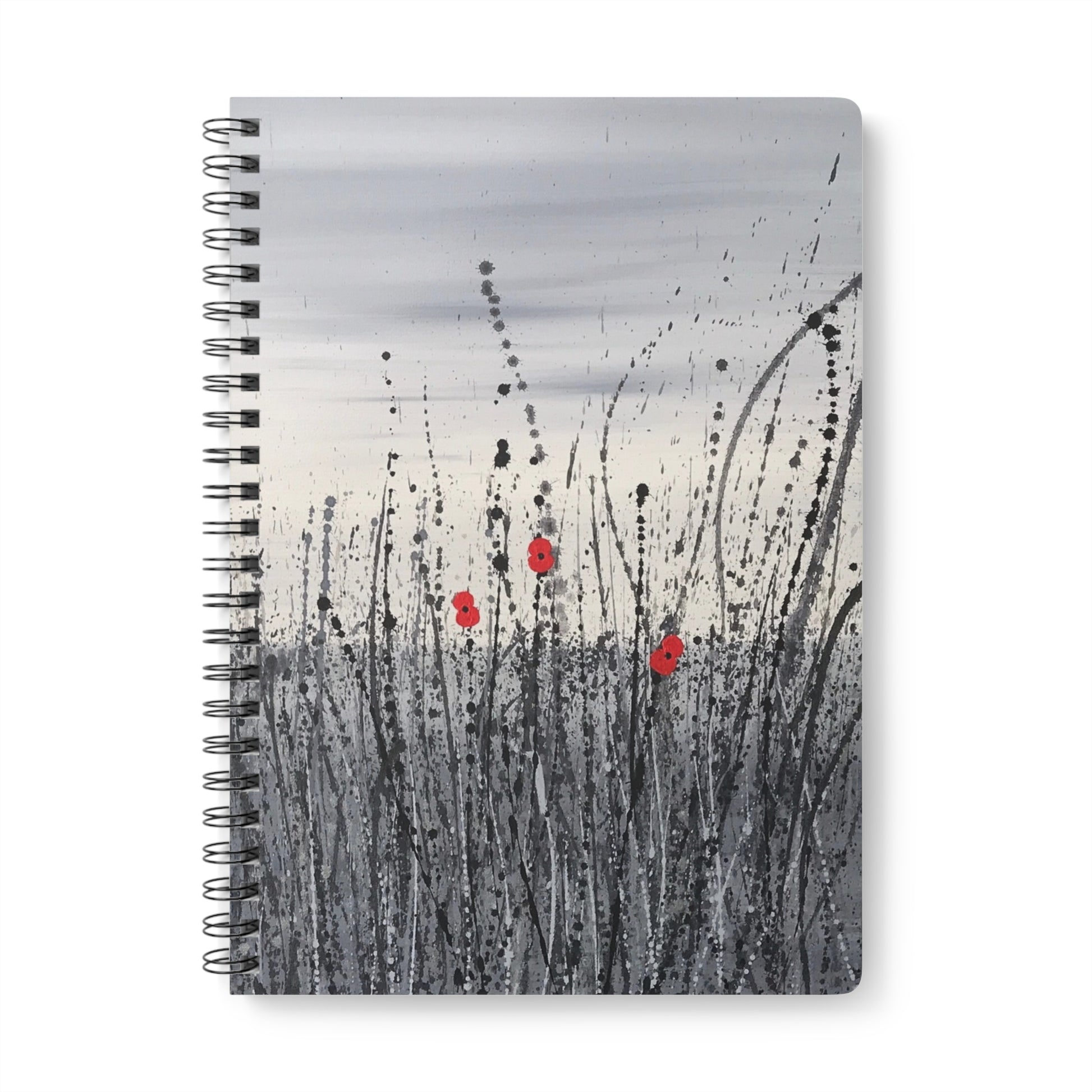 Poppy Design Wirebound Notebook, Sketchbook, Journal for Students,  Diary image 0