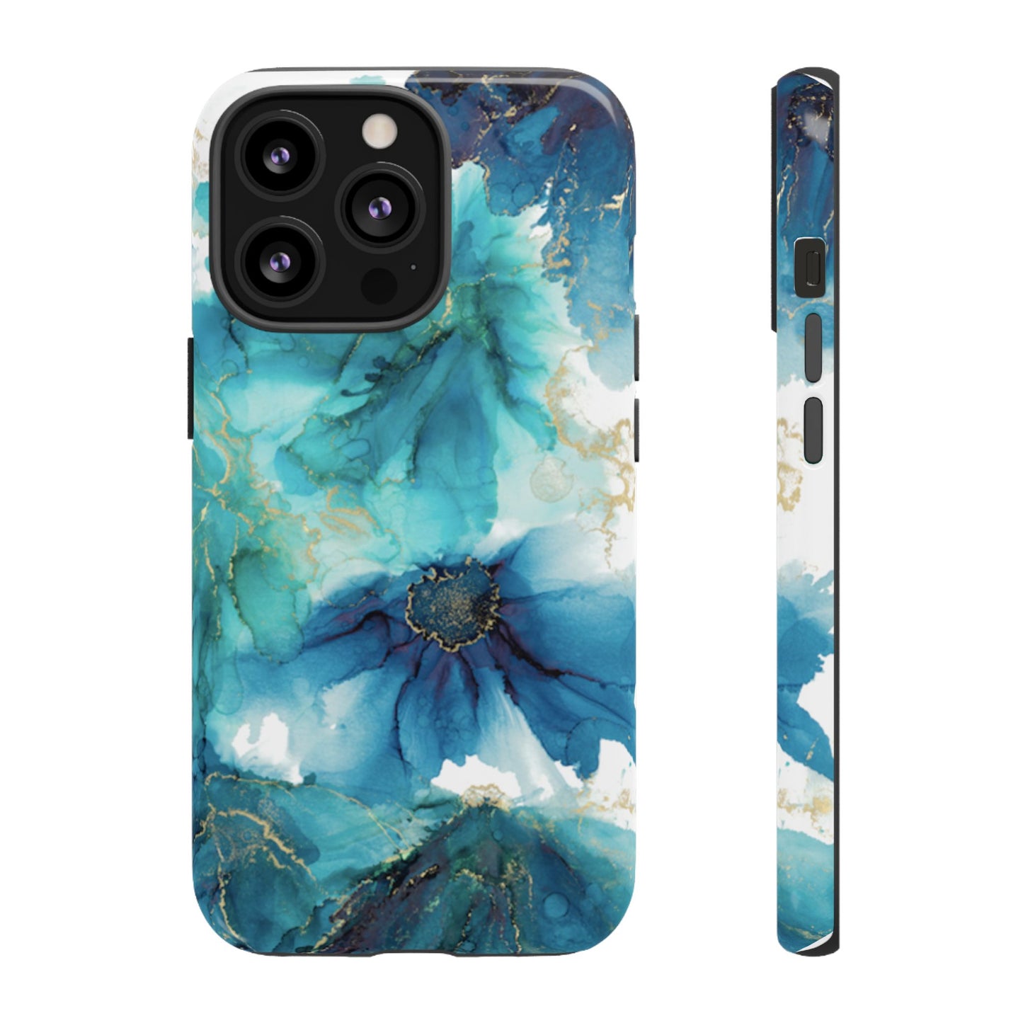 Alcohol Ink Design Floral Phone Case