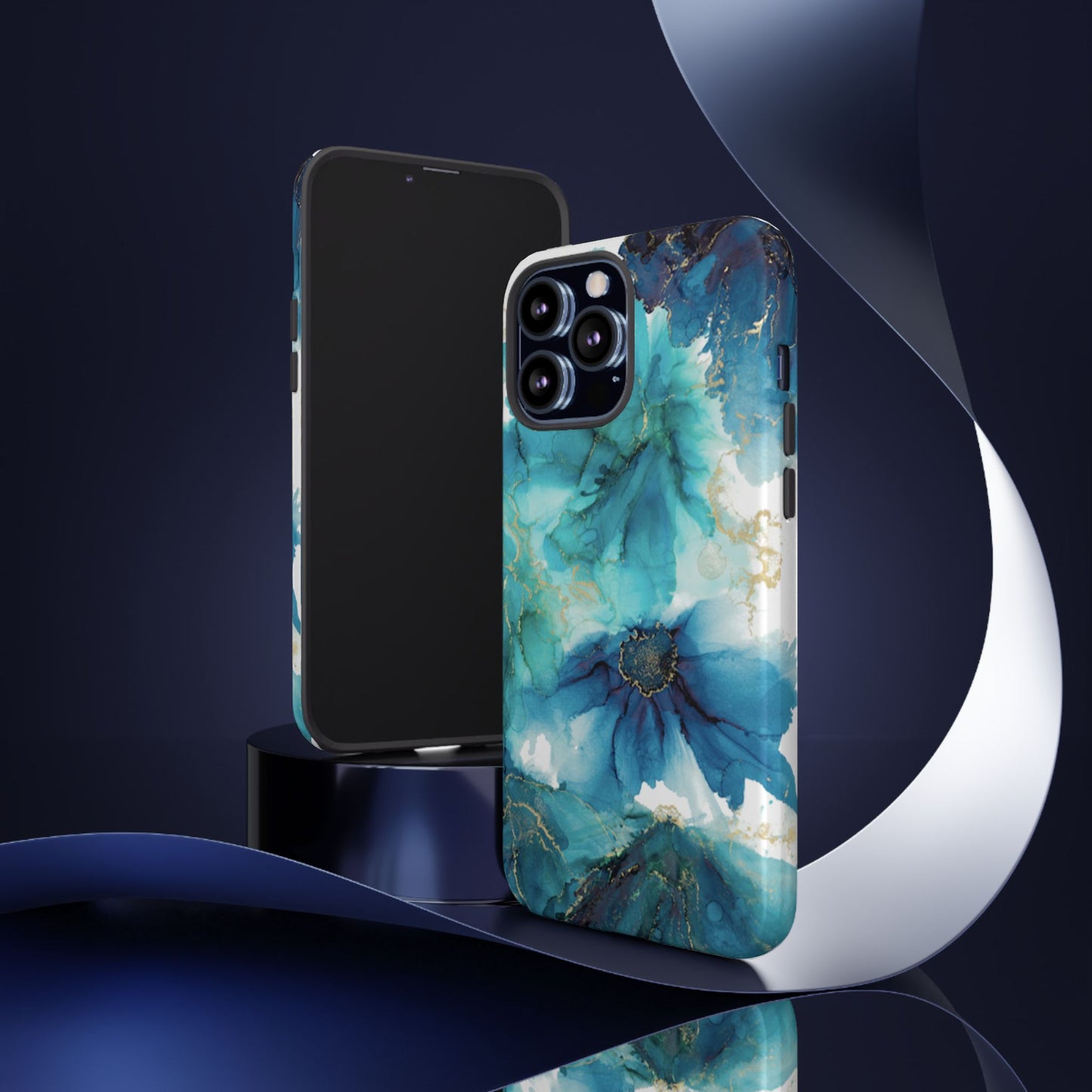 Alcohol Ink Design Floral Phone Case