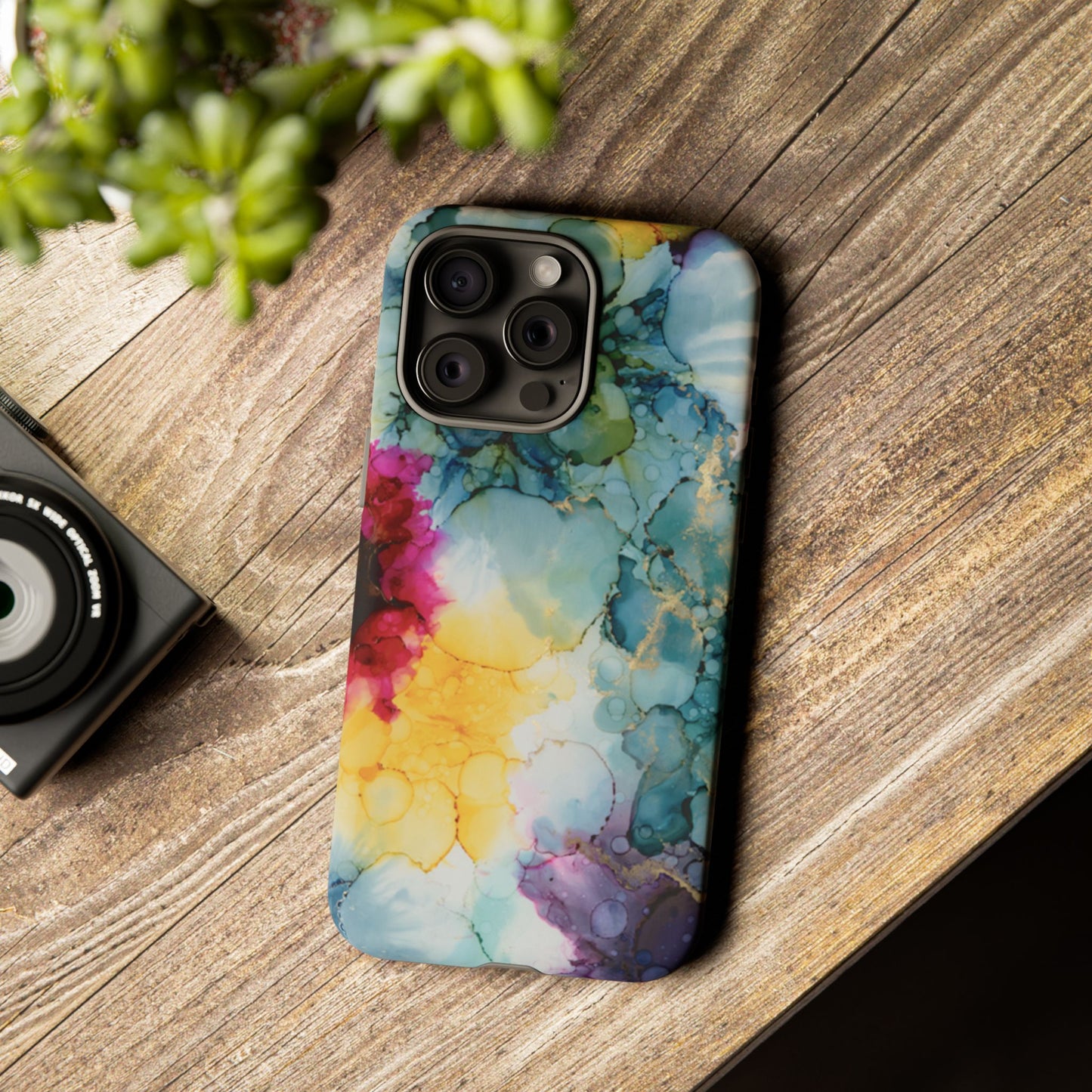 Copy of Floral Alcohol Ink Phone Case