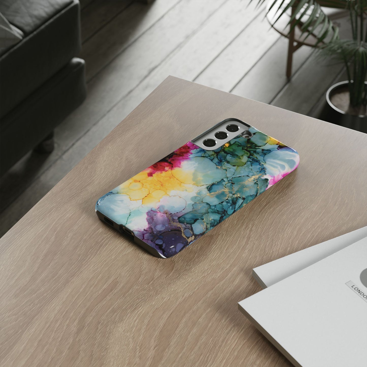 Copy of Floral Alcohol Ink Phone Case