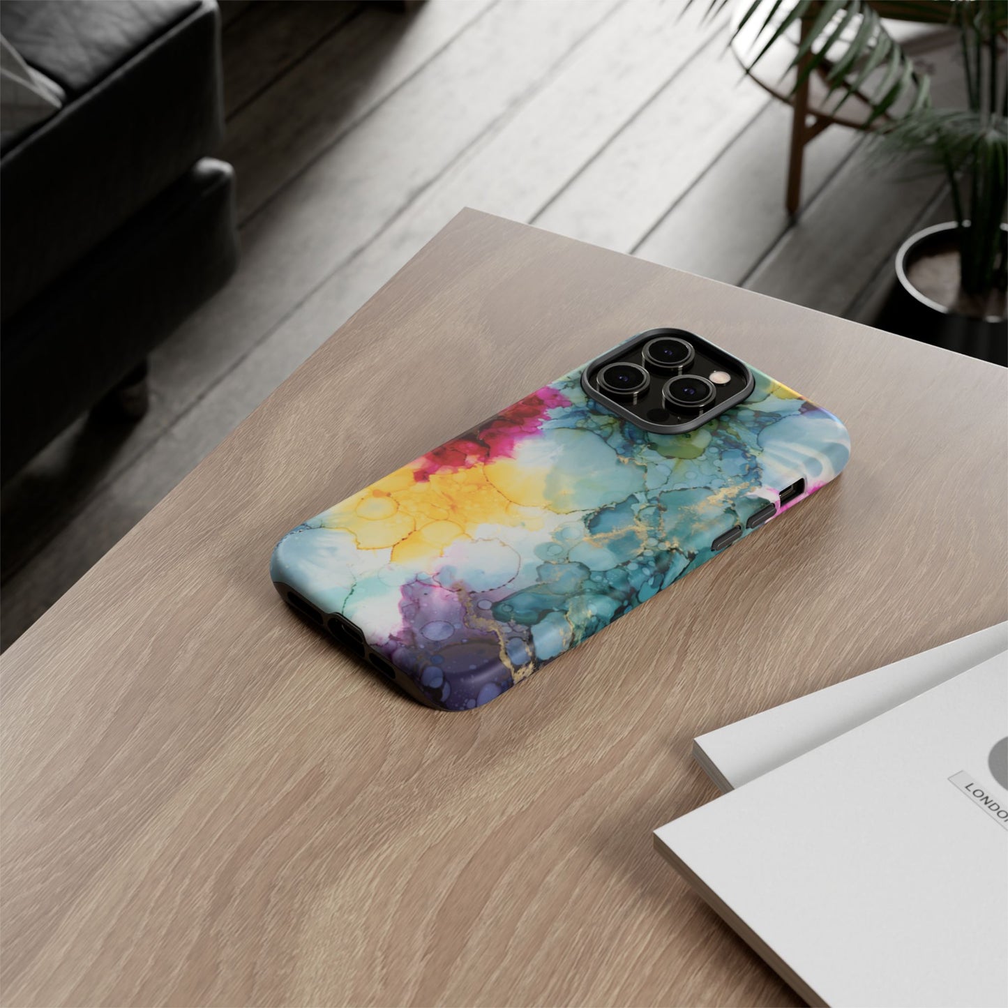 Copy of Floral Alcohol Ink Phone Case