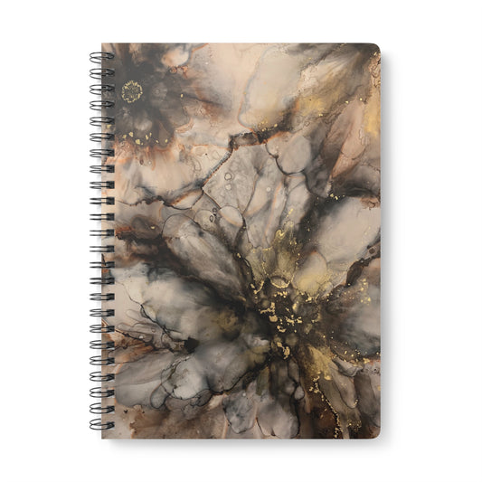 Alcohol Ink Design Wirebound Notebook, Sketchbook, Journal for Students,  Diary