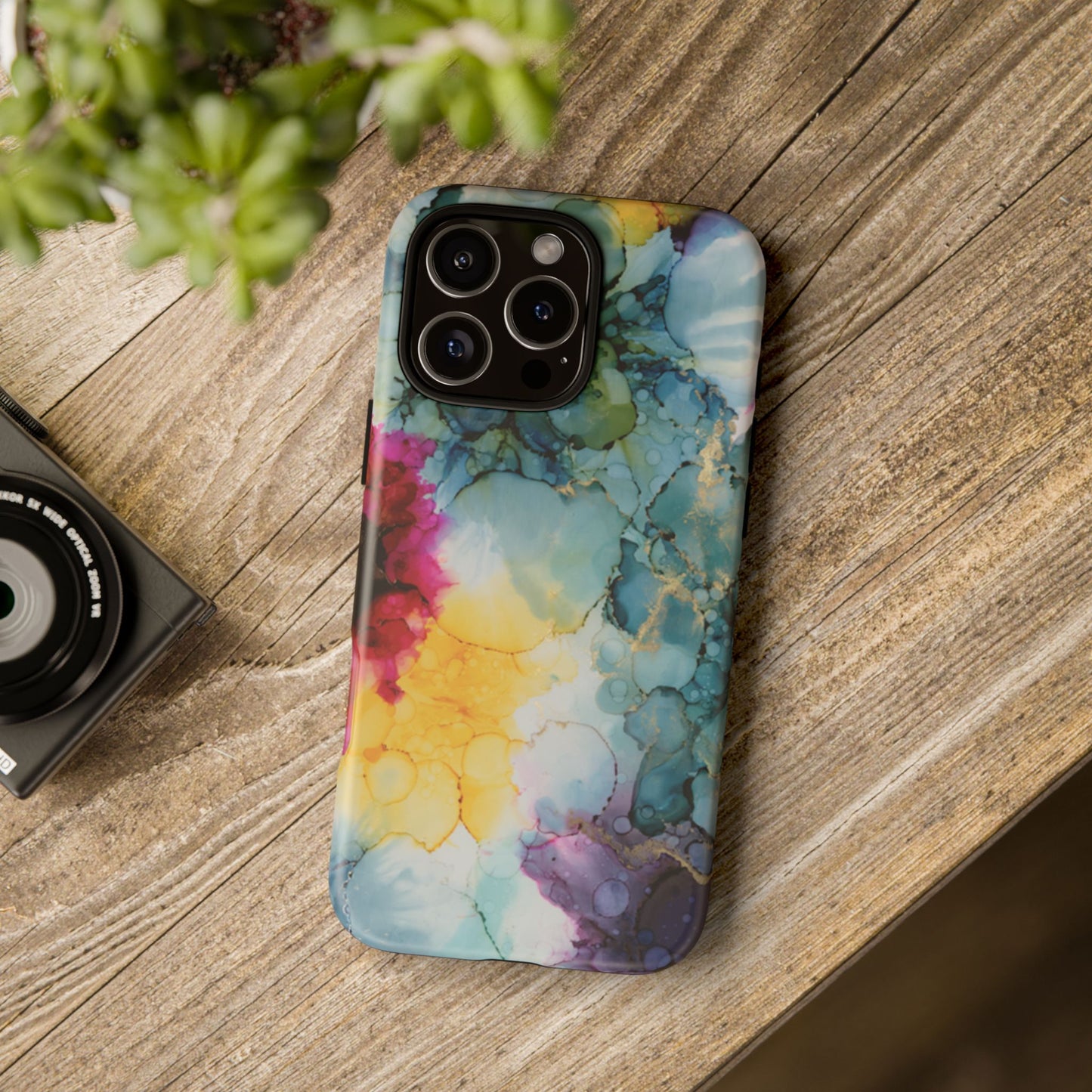 Copy of Floral Alcohol Ink Phone Case