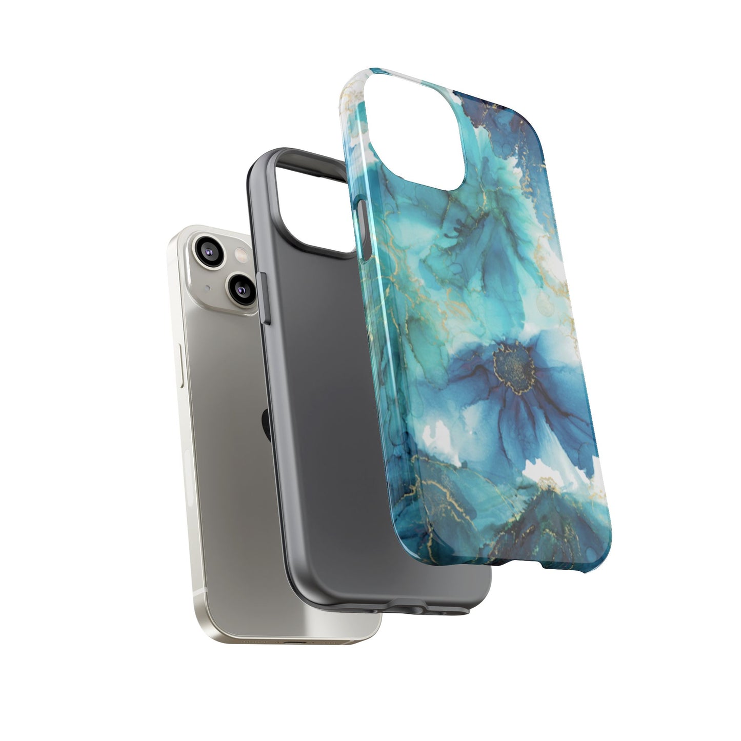 Alcohol Ink Design Floral Phone Case