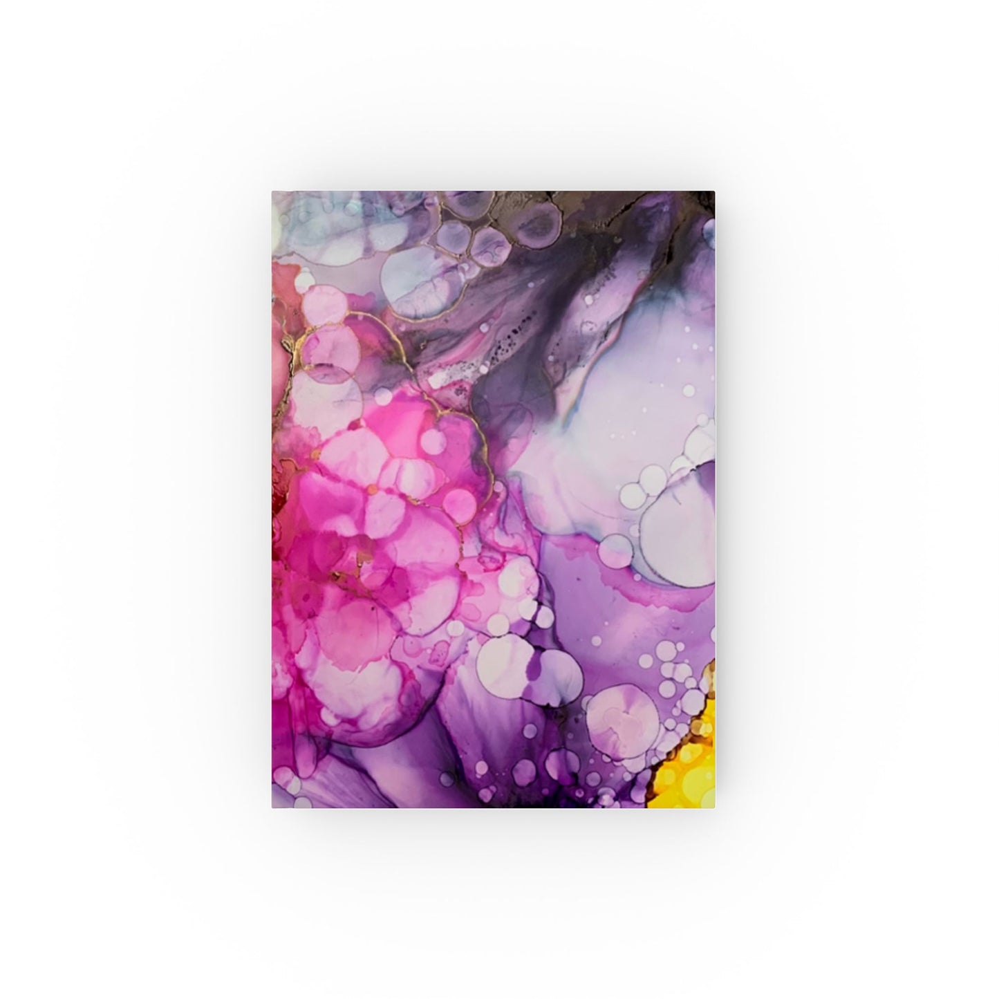 Vibrant Abstract Hard Backed Journal, Artist Designed Notebook, Writing, Diary