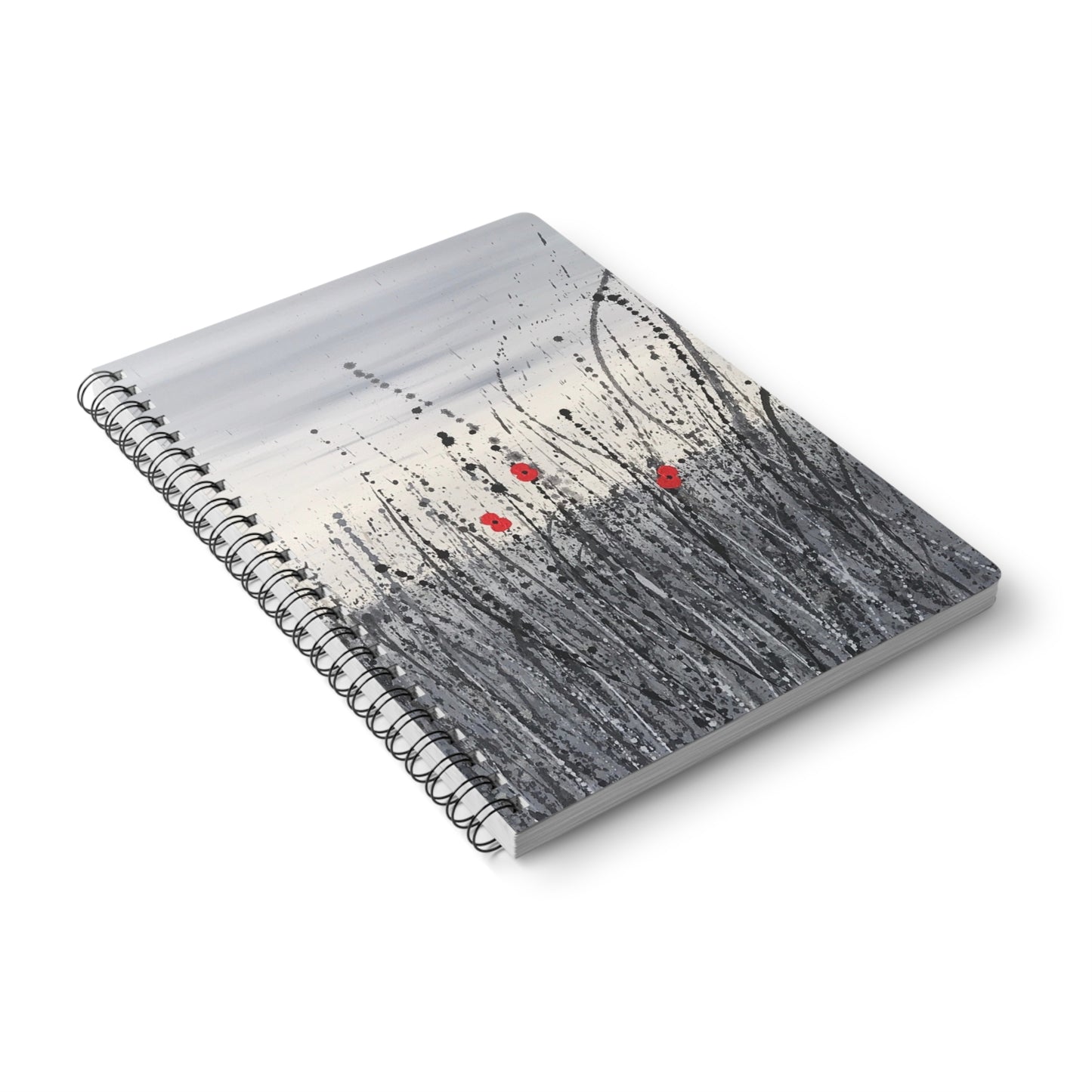 Poppy Design Wirebound Notebook, Sketchbook, Journal for Students,  Diary image 3