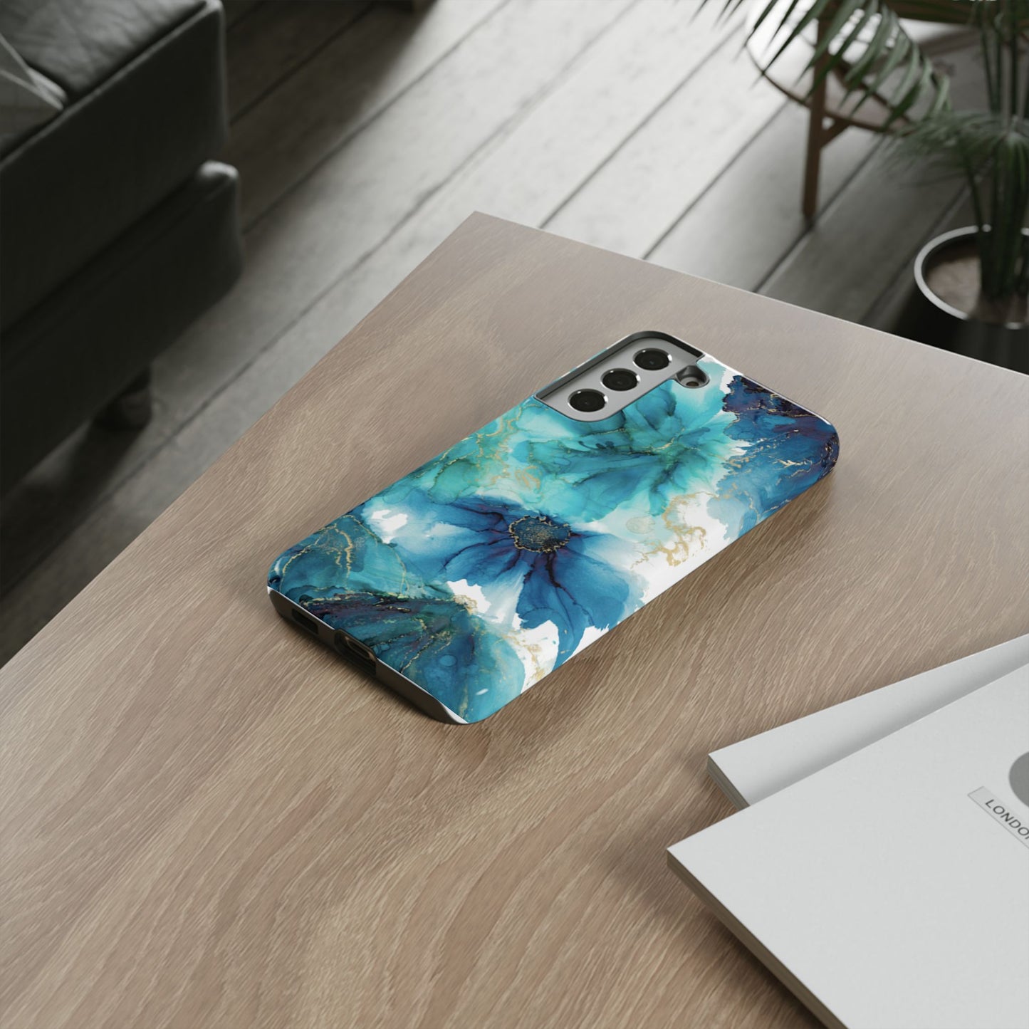 Alcohol Ink Design Floral Phone Case