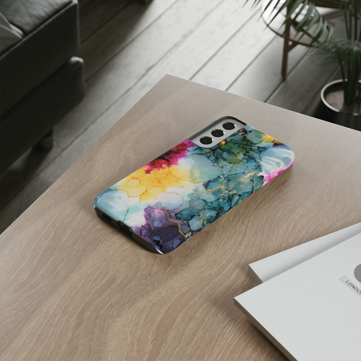 Copy of Floral Alcohol Ink Phone Case