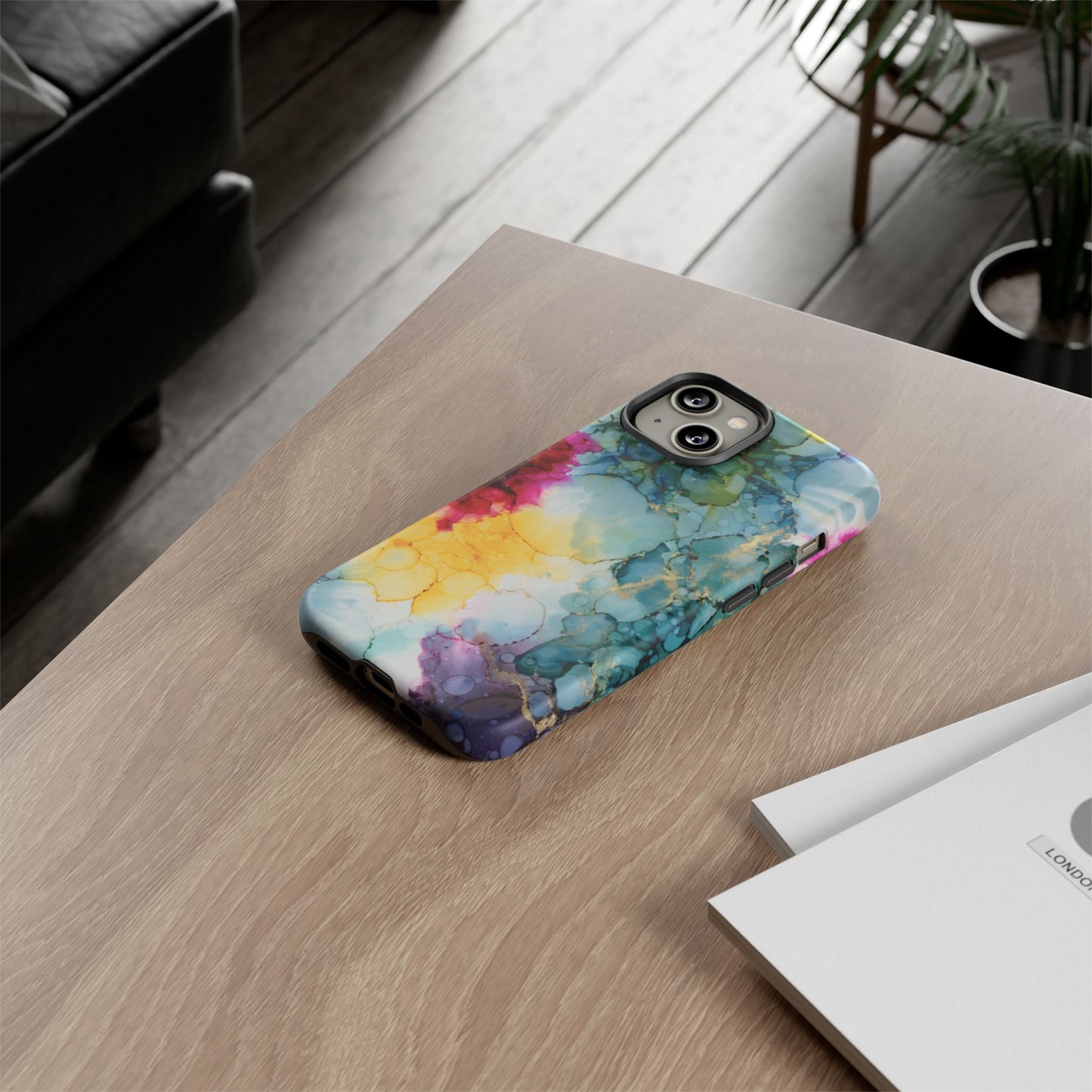 Copy of Floral Alcohol Ink Phone Case