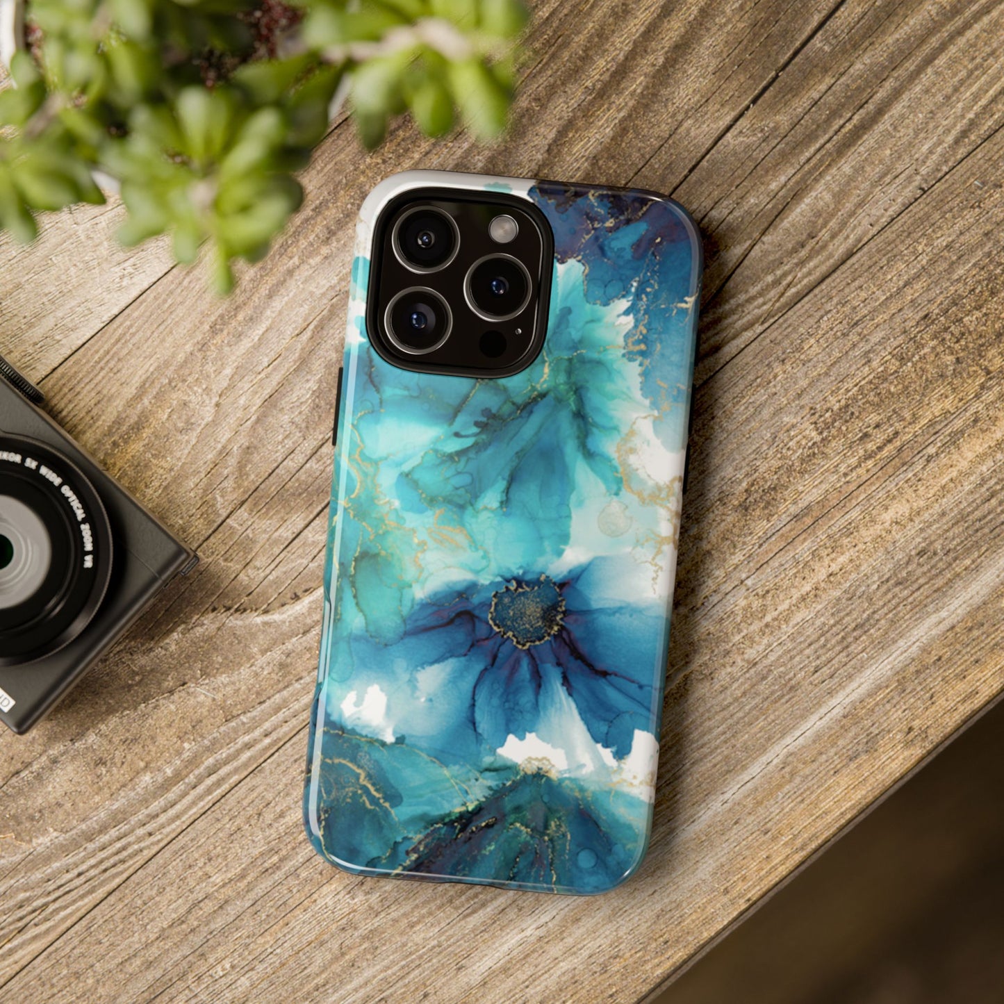 Alcohol Ink Design Floral Phone Case