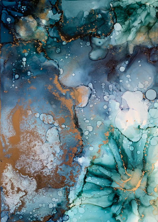 Abstract Alcohol Ink Art Workshop