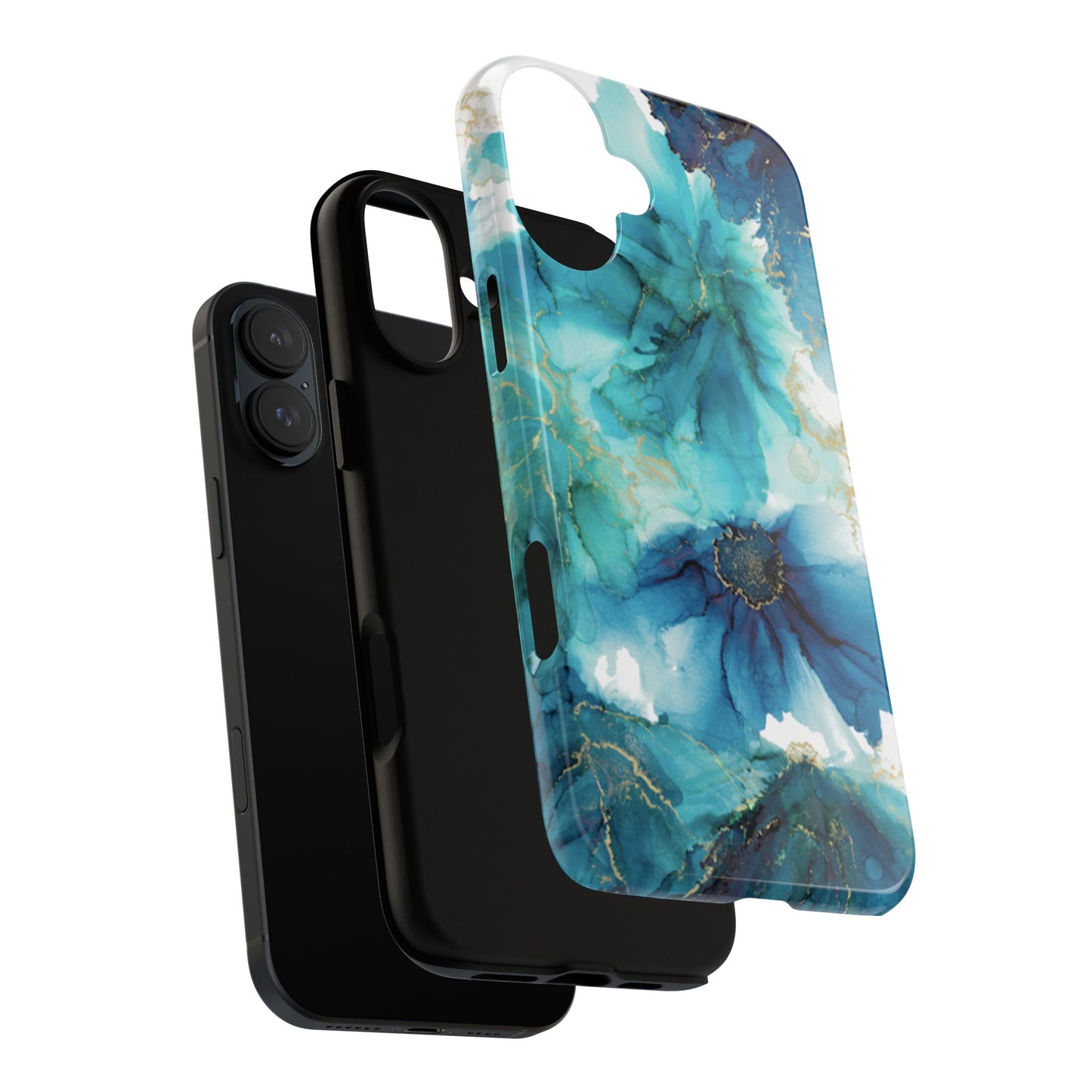 Alcohol Ink Design Floral Phone Case