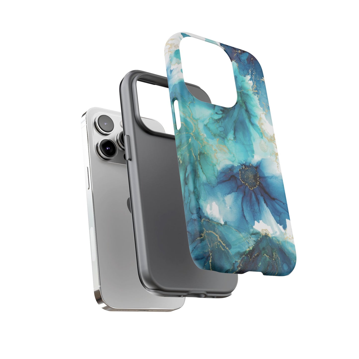Alcohol Ink Design Floral Phone Case