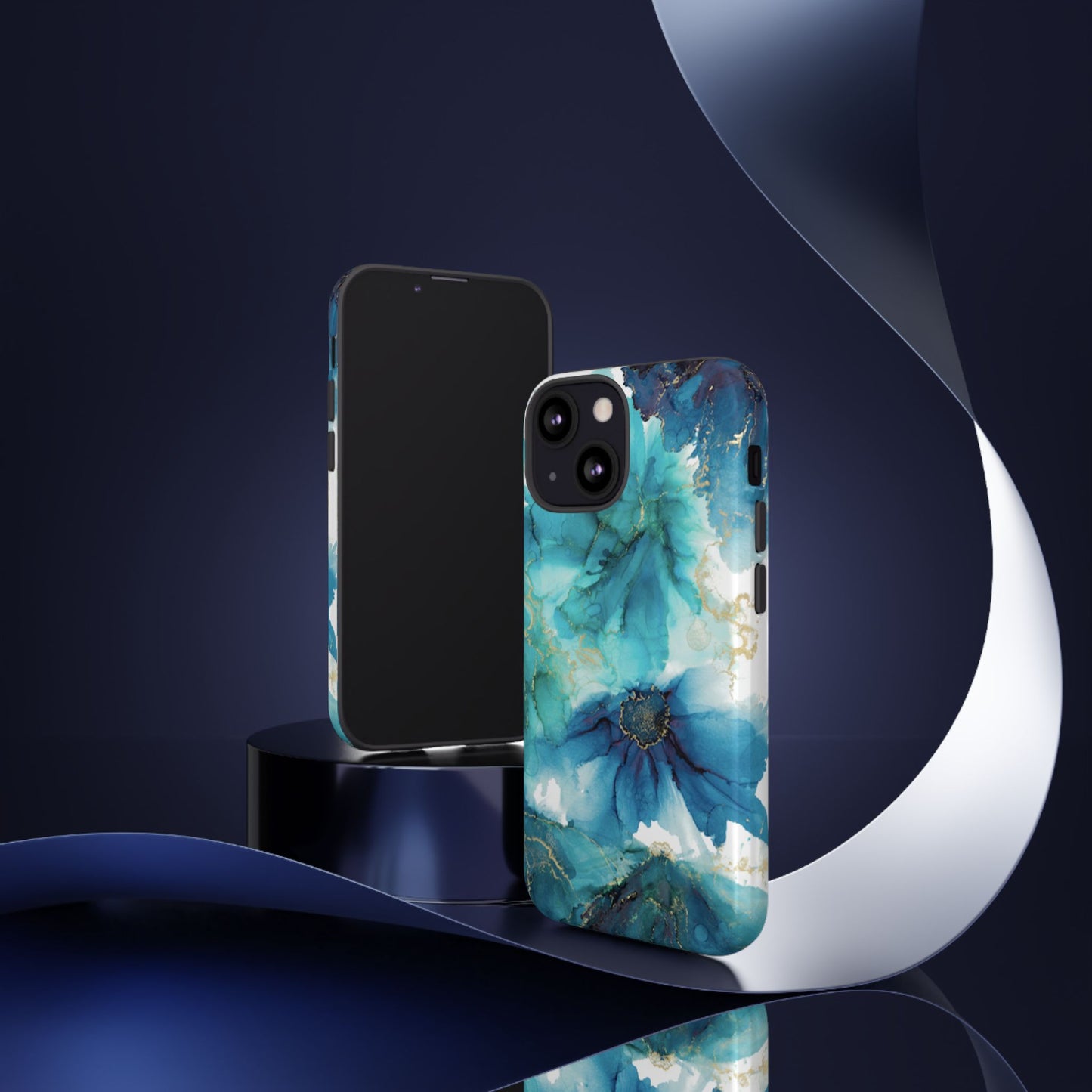 Alcohol Ink Design Floral Phone Case