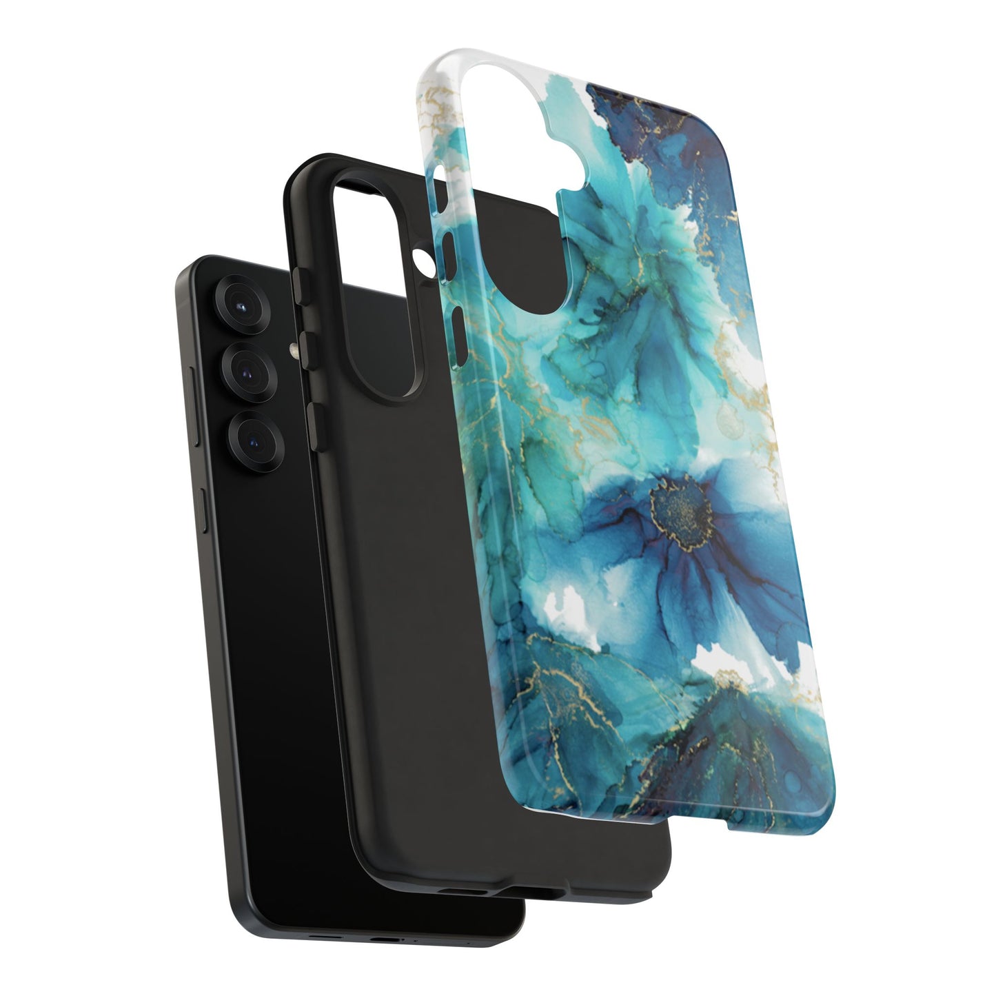 Alcohol Ink Design Floral Phone Case