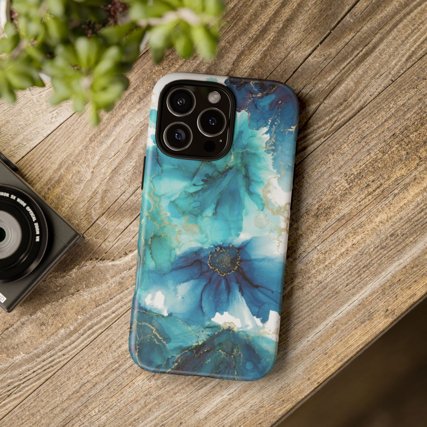 Alcohol Ink Design Floral Phone Case