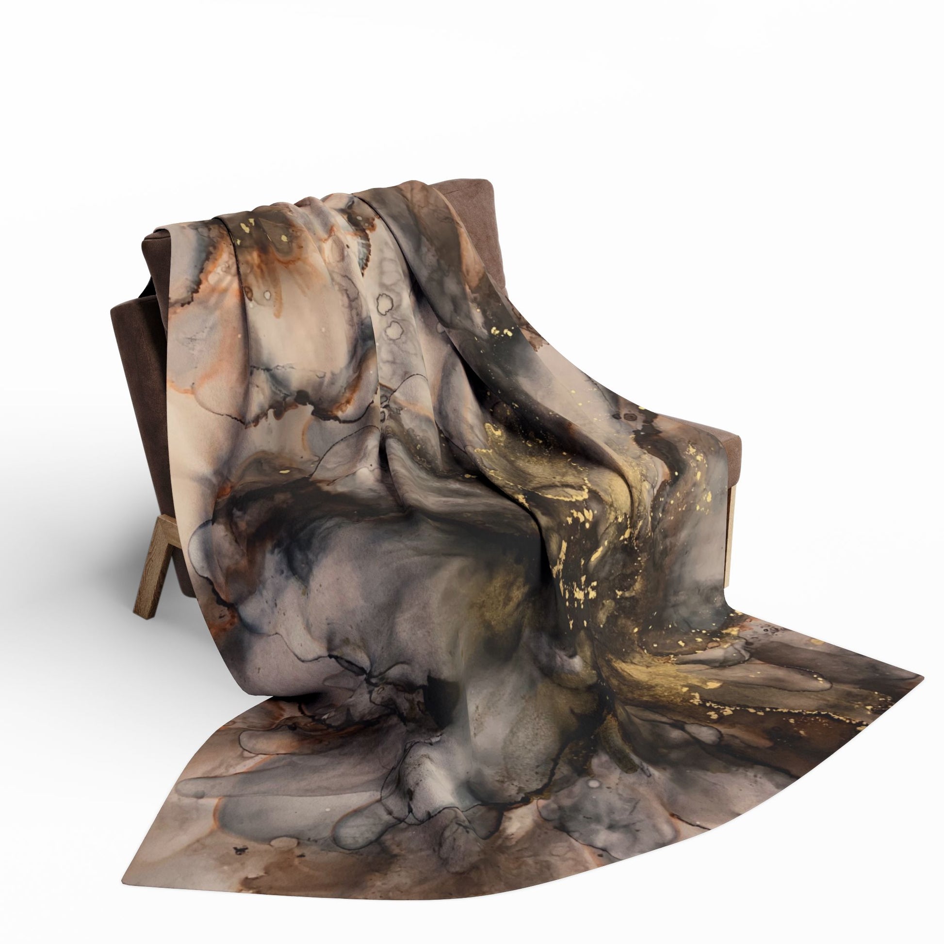 Latte Fleece Blanket image 7