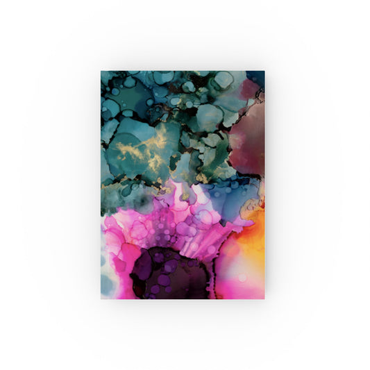 Floral Abstract Hard Backed Journal, Artist Designed Notebook, Writing, Diary