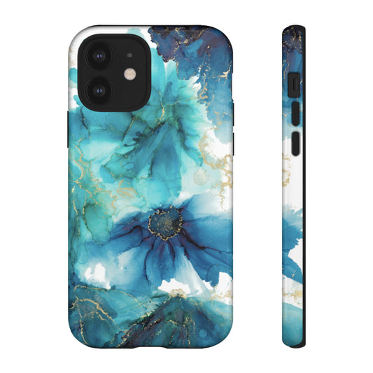 Alcohol Ink Design Floral Phone Case
