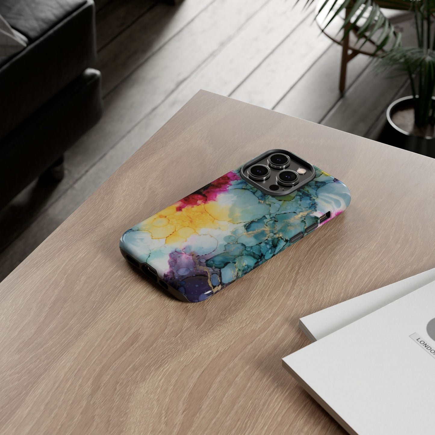 Copy of Floral Alcohol Ink Phone Case