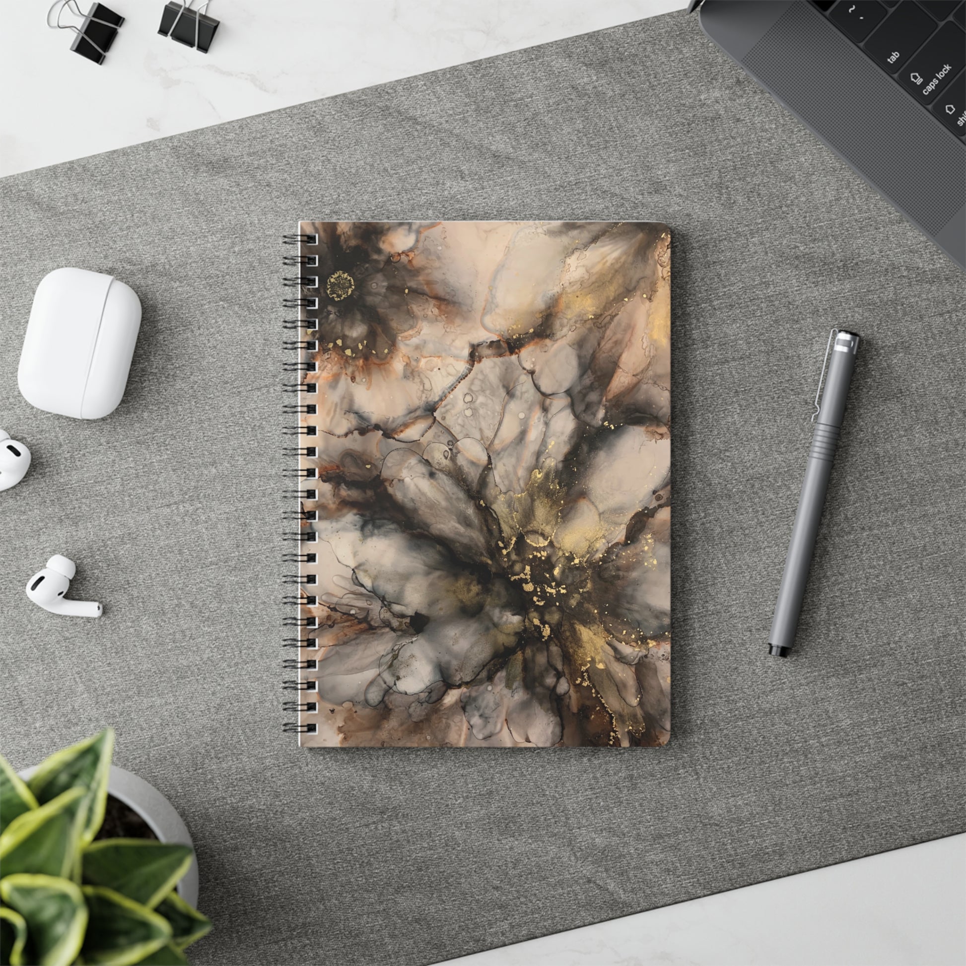'Latte' Wirebound Notebook, Sketchbook, Journal for Students,  Diary image 5