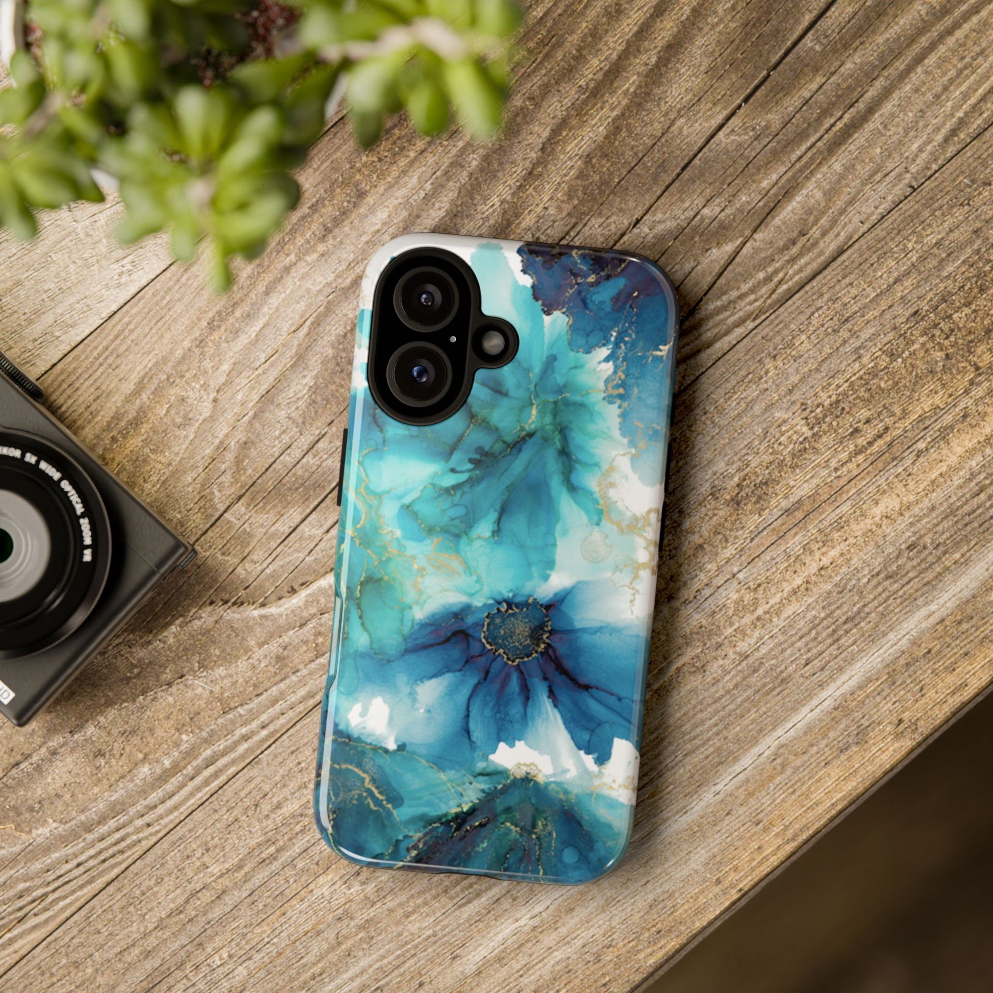 Alcohol Ink Design Floral Phone Case image 4