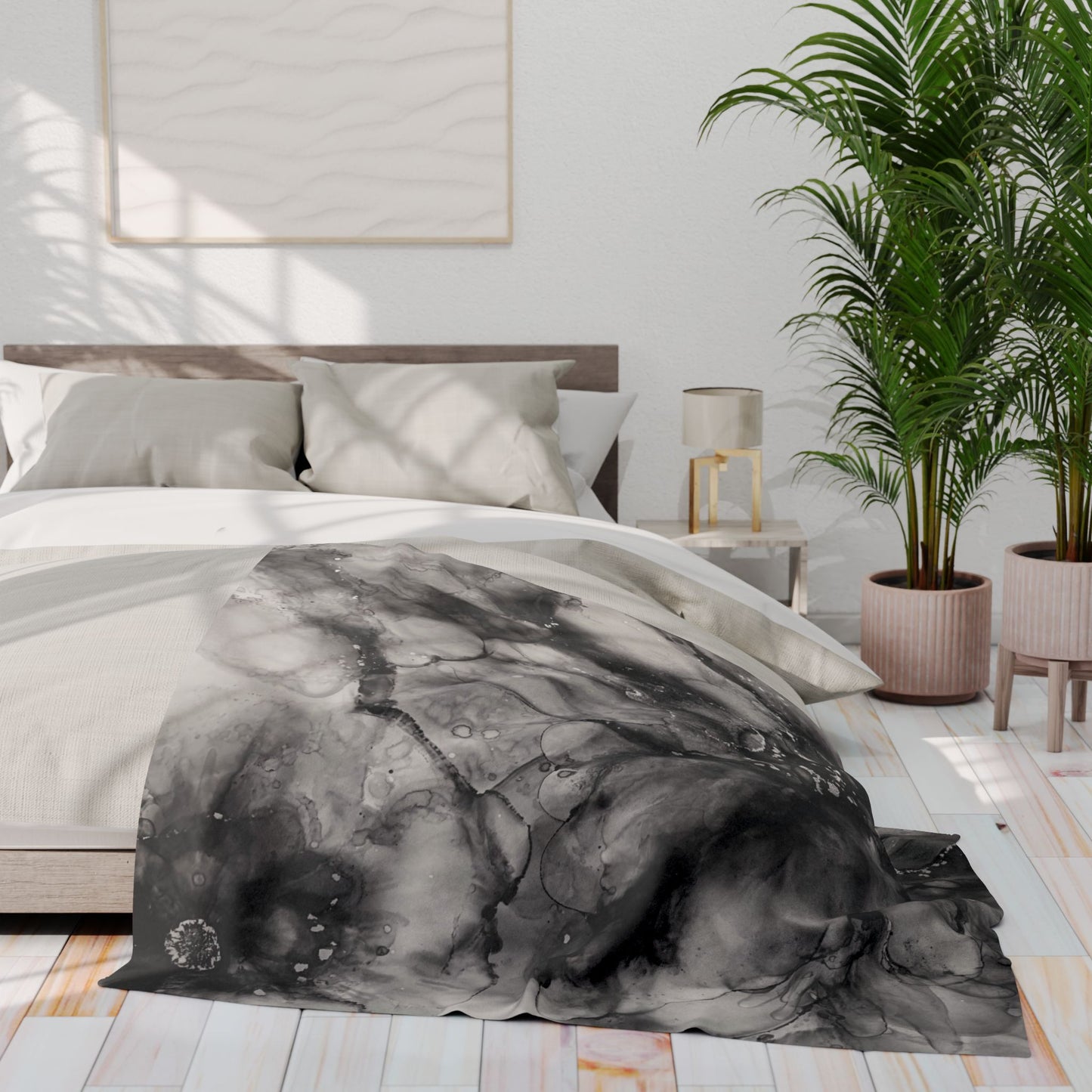Monochrome Fleece Blanket