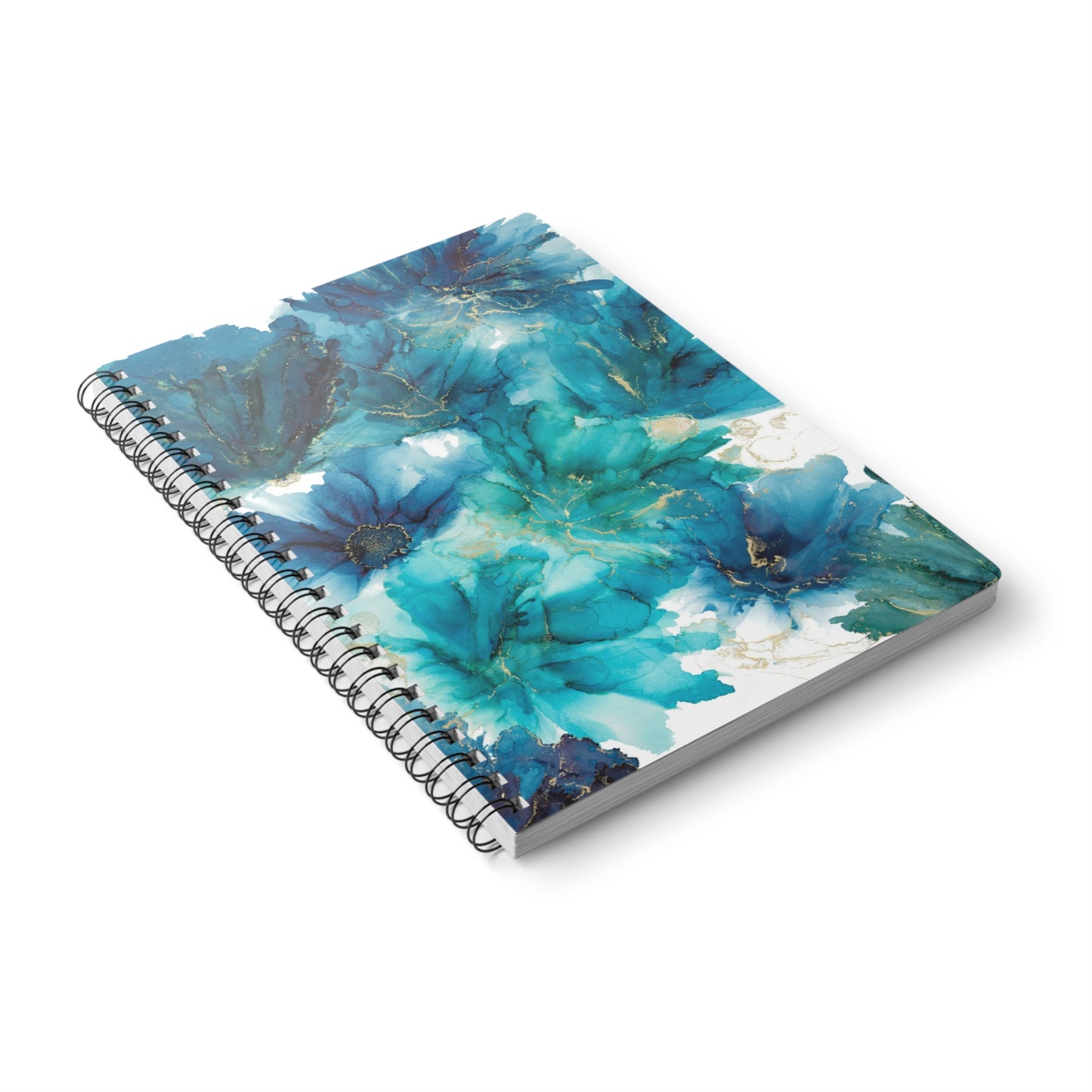 Floral Wirebound Notebook, Sketchbook, Journal for Students,  Diary image 3