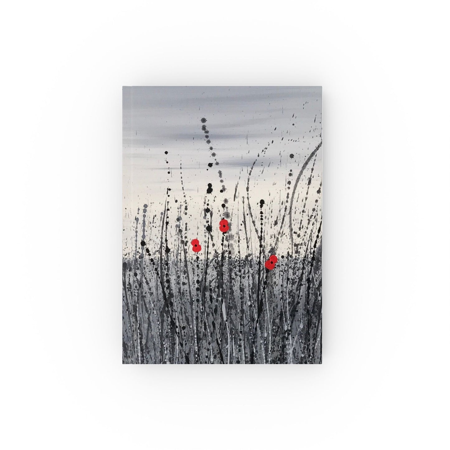 Poppy Hard Backed Journal, Artist Designed Notebook, Writing, Diary image 2