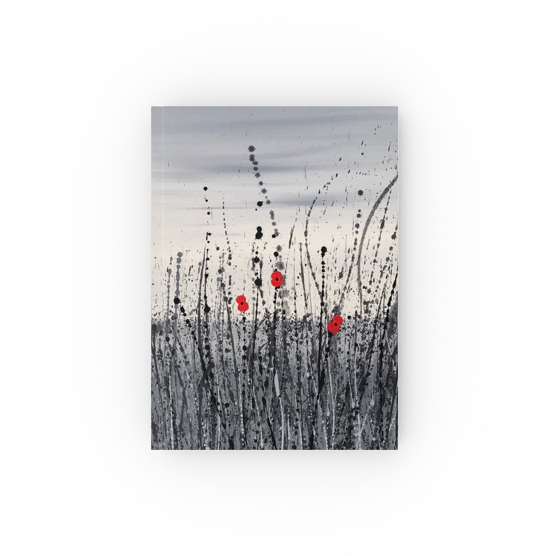 Poppy Hard Backed Journal, Artist Designed Notebook, Writing, Diary image 2
