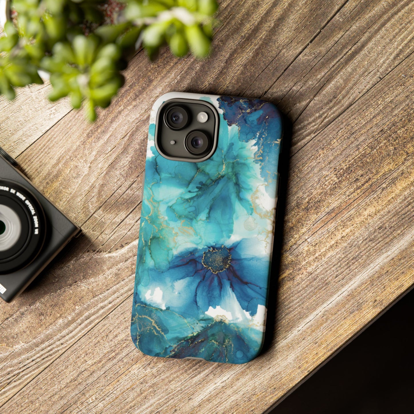 Alcohol Ink Design Floral Phone Case