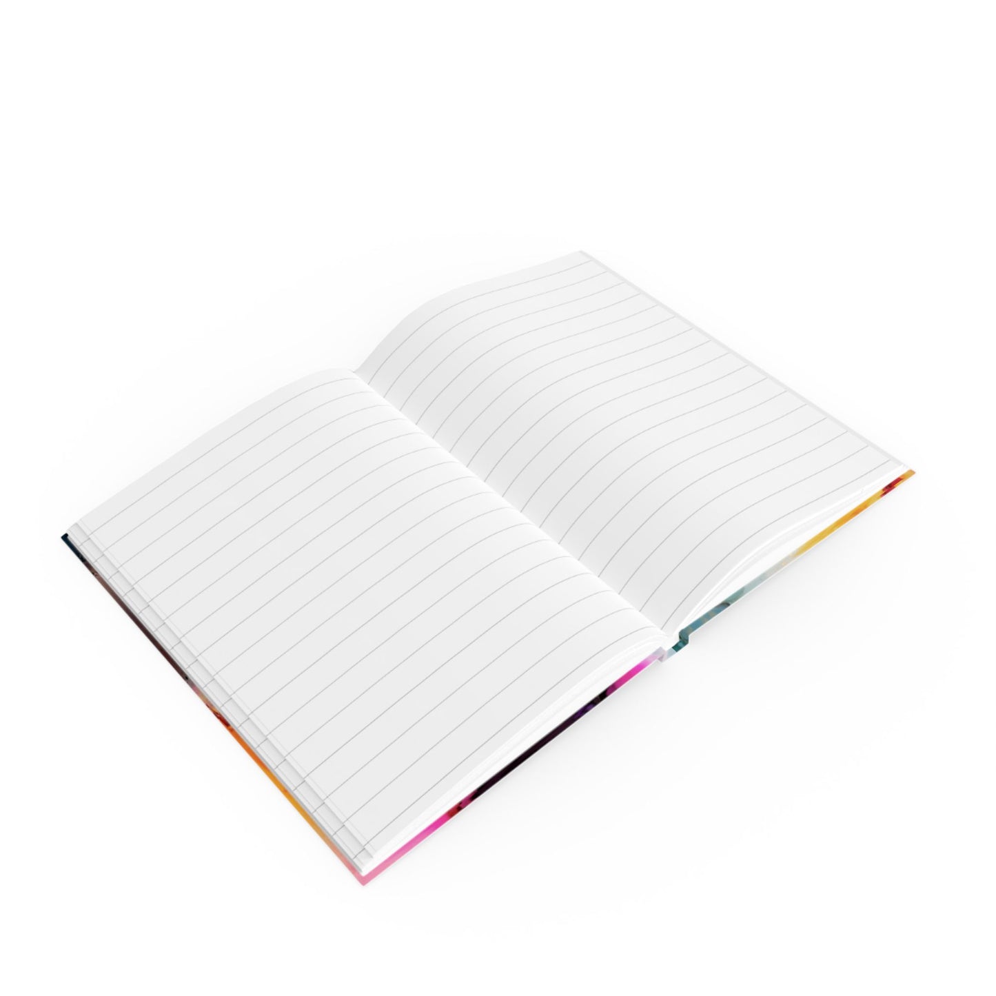 Floral Abstract Hard Backed Journal, Artist Designed Notebook, Writing, Diary image 4