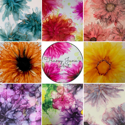 Alcohol Ink Workshop - Fabulous Florals